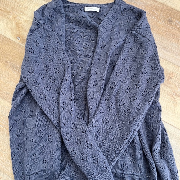 Neuflora Sweaters - Neuflora Cassis Navy Cardigan
